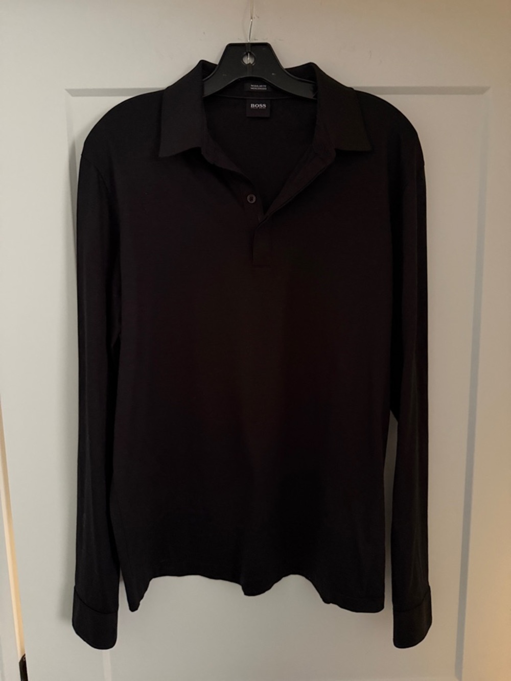 Boss Black Long-Sleeve Polo Top